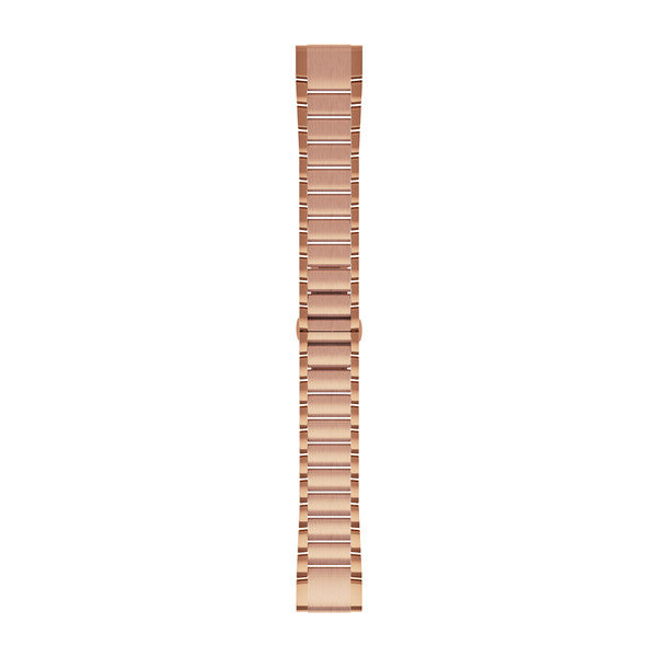 Garmin QuickFit 20 Watch Bands - Rosegold Tone Stainless Steel