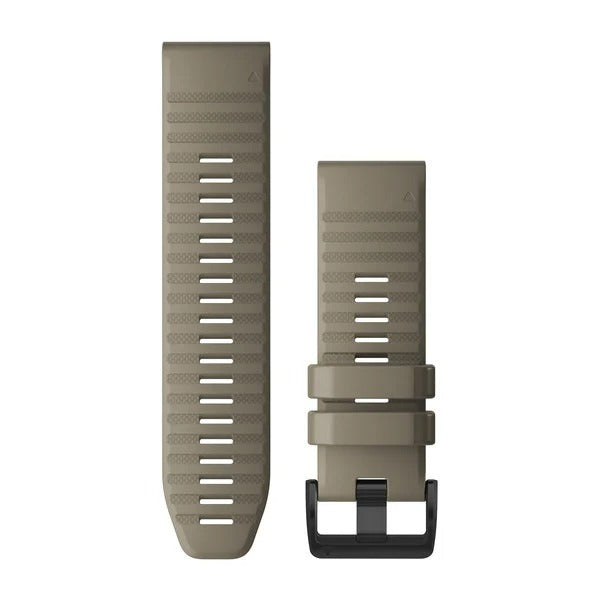 Garmin QuickFit 26 Watch Bands - Dark Sandstone Silicone