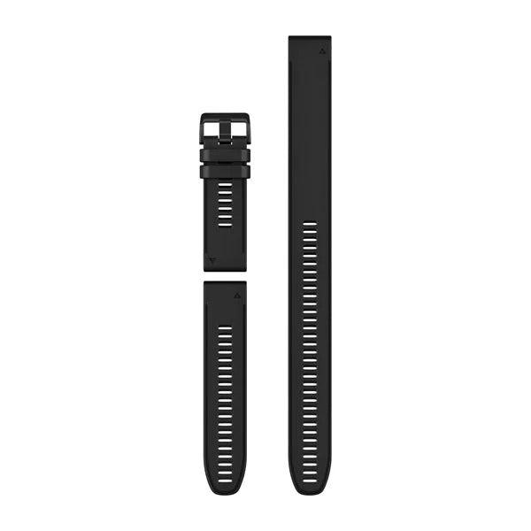Garmin QuickFit 26 Watch Bands - Black Silicone (3-piece Set)