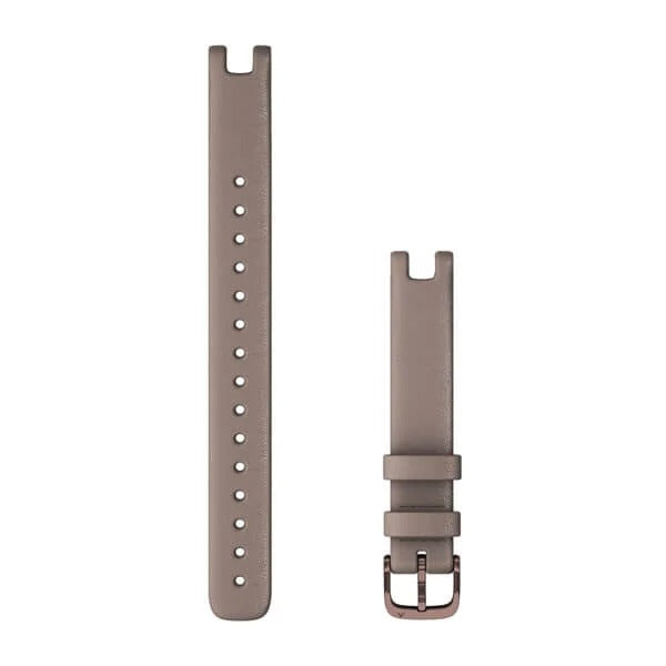 Garmin Lily Bands (14 mm) - Paloma Italian Leather with Dark Bronze Hardware (Large)