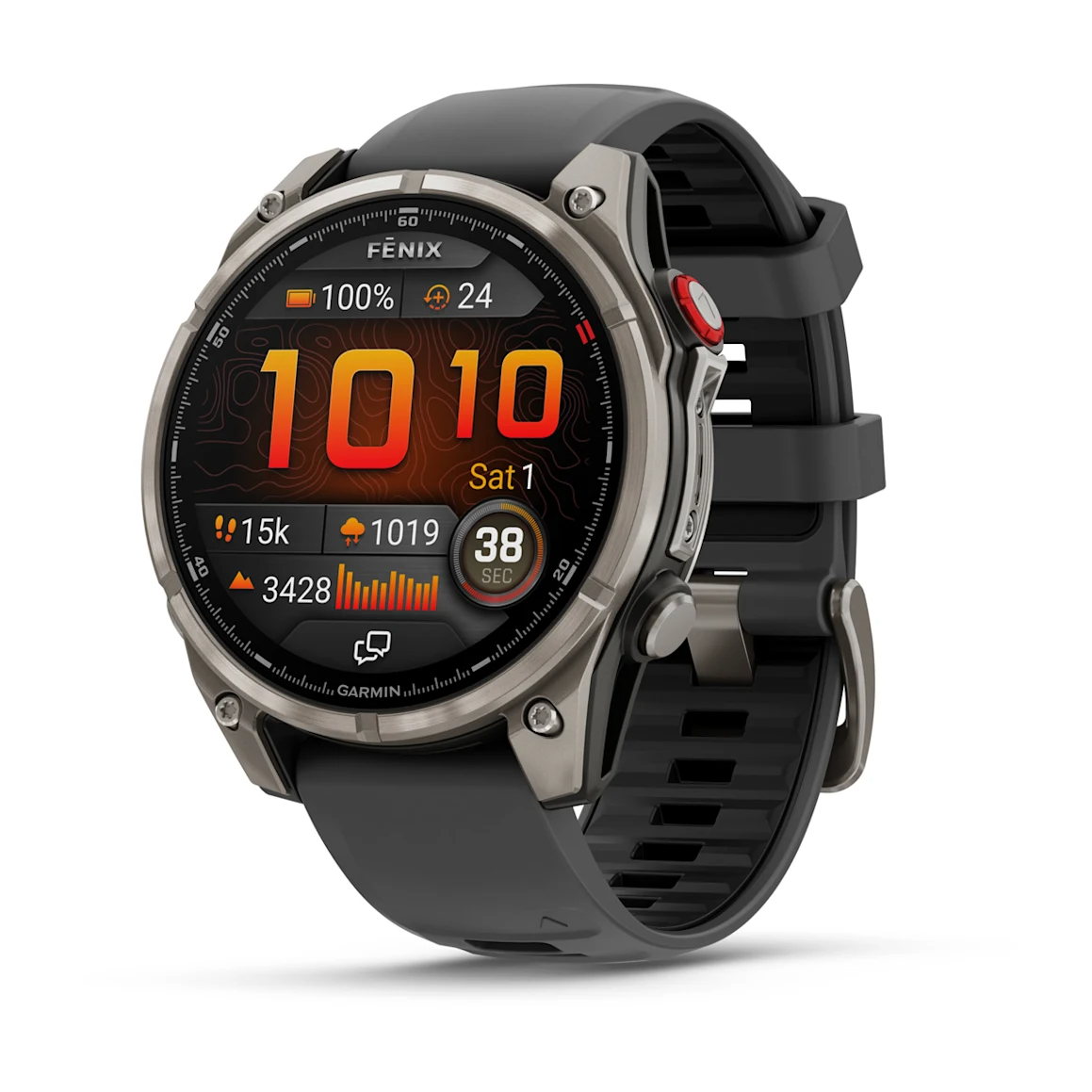 Garmin Fenix 8 Pro - 47mm - AMOLED Sapphire - Titanium with