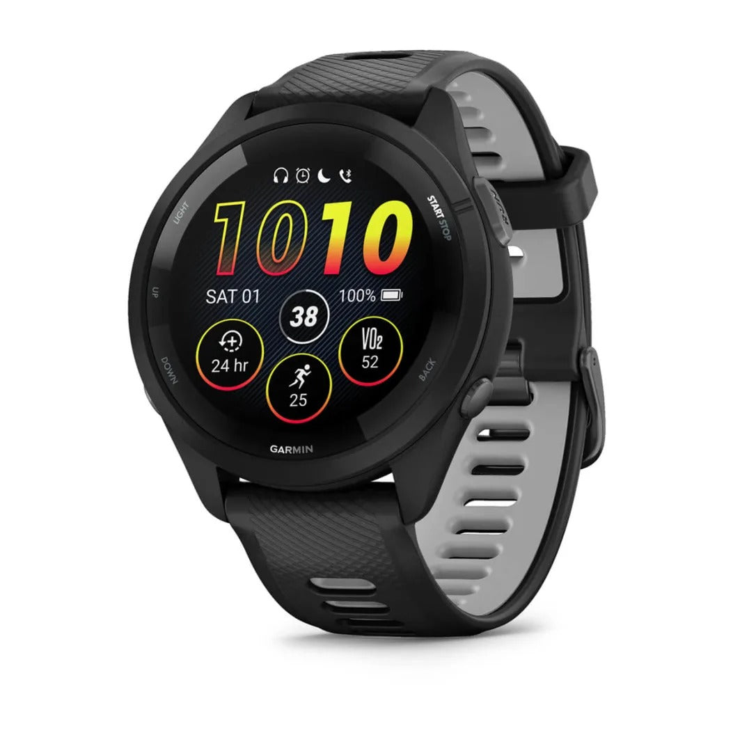 時計 Garmin FORERUNNER 265 Garmin Forerunner 265 - Black/Powder Gray – easyBike