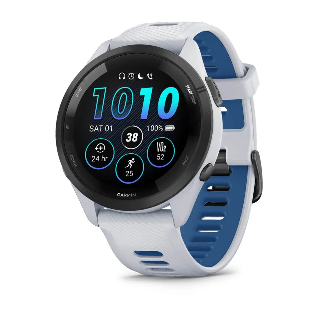 Garmin Forerunner 265 - Whitestone/Tidal Blue – easyBike