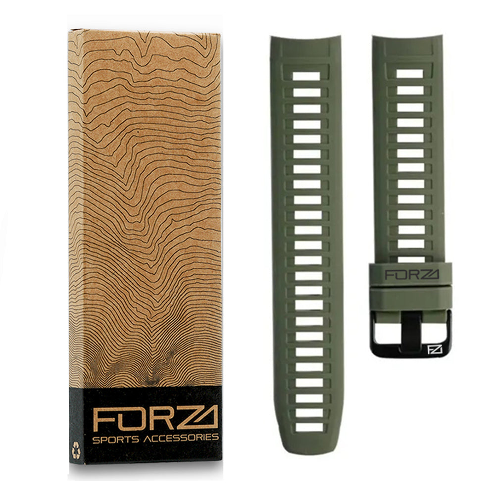 Forza Elite 22mm Watch Strap For Instinct/Instinct 2/Solar - Army