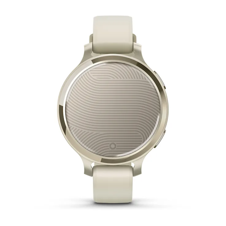 Garmin Lily 2 Active - Lunar Gold with Bone Silicone Band