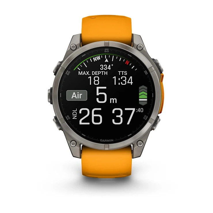 Garmin Fenix 47mm AMOLED Sapphire Titanium with Spark