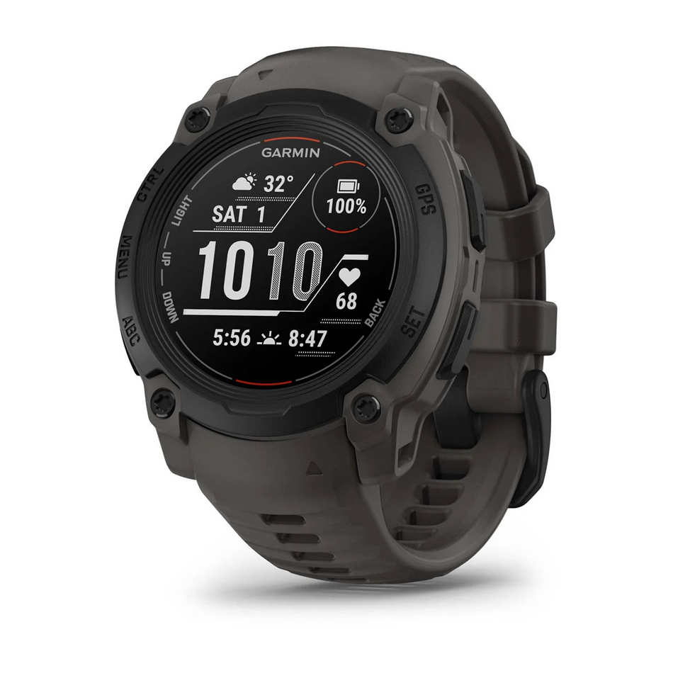 Garmin Instinct E 40mm - Black With Charcoal Silicone Band