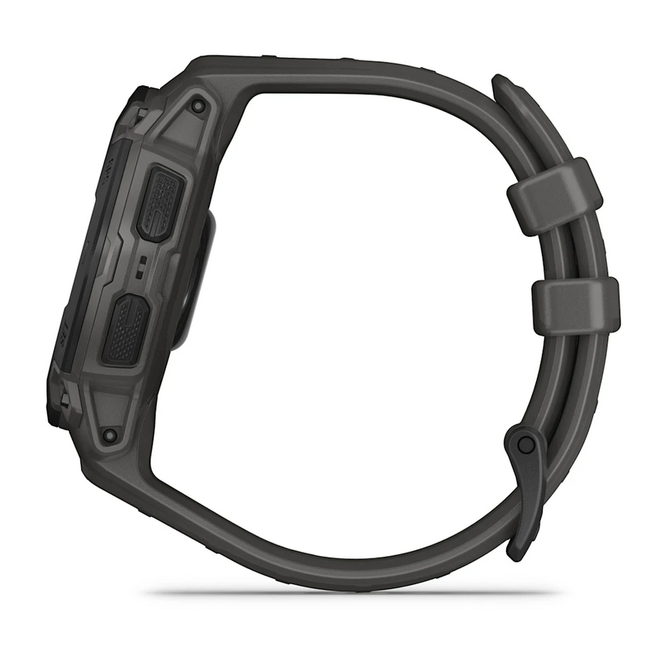 Garmin Instinct E 45mm - Black With Charcoal Silicone Band