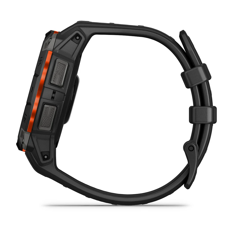 Garmin Instinct 3 - 45mm Solar - Black With Black Silicone Band