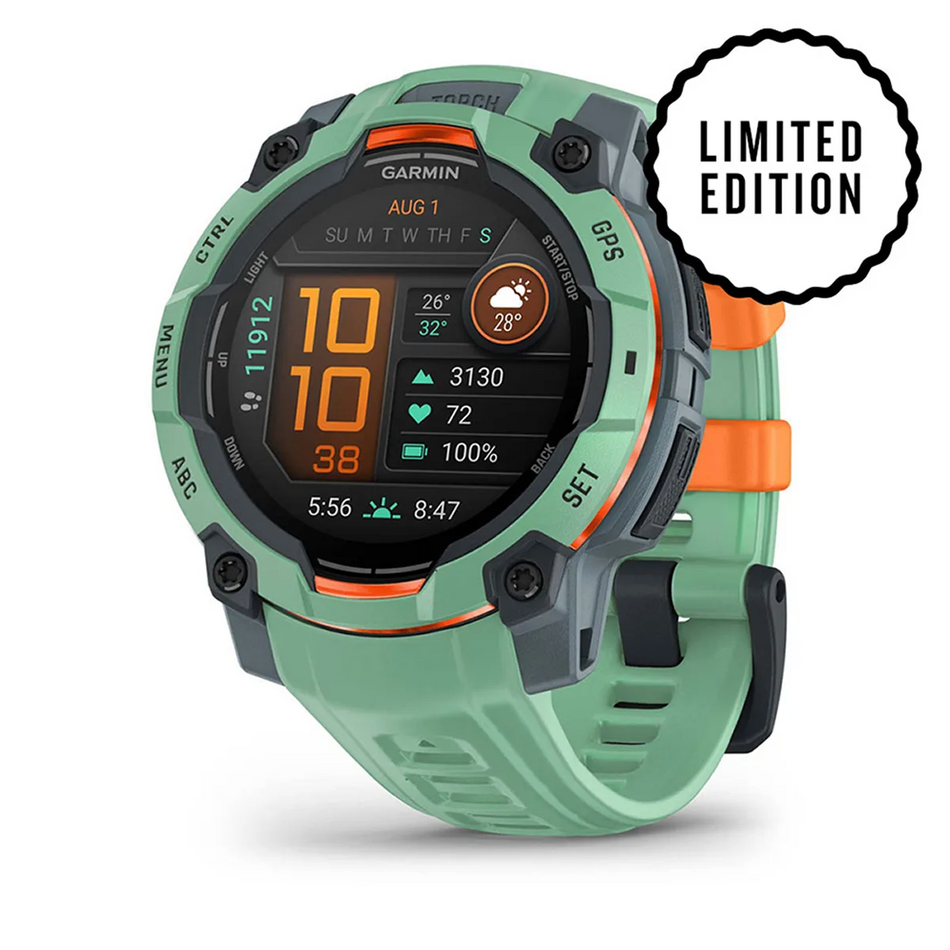 Garmin Instinct 3 - 45mm Amoled - Neo Tropic With Neo Tropic Silicone Band