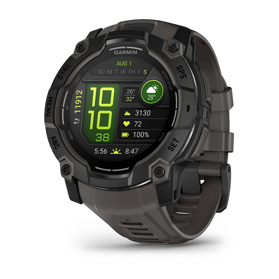 Garmin Instinct 3 - 50mm Amoled - Black with Charcoal Silicone Band