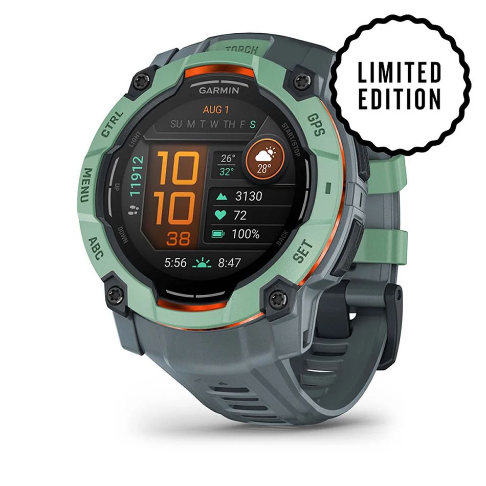 Garmin Instinct 3 - 50mm Amoled - Neo Tropic With Twilight Silicone Band