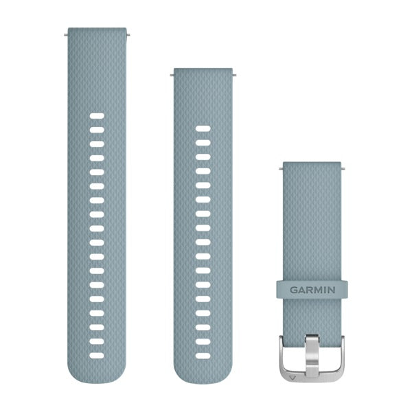 Garmin Quick Release Bands (20 mm) - Sea Foam with Silver Hardware