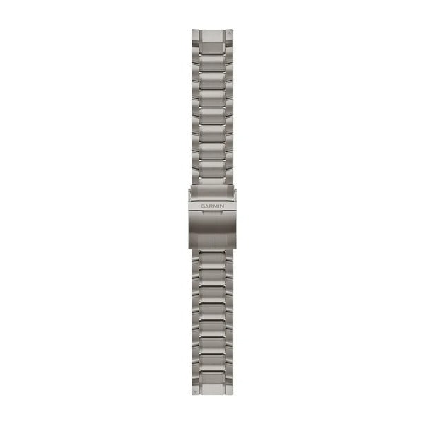 Garmin QuickFit 22 Watch Straps - Swept-link Titanium Bracelet
