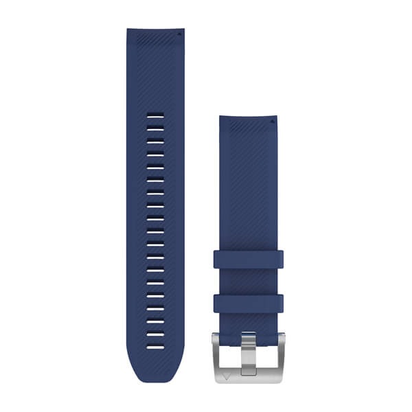 Garmin QuickFit 22 Watch Straps - Navy Blue Silicone Strap