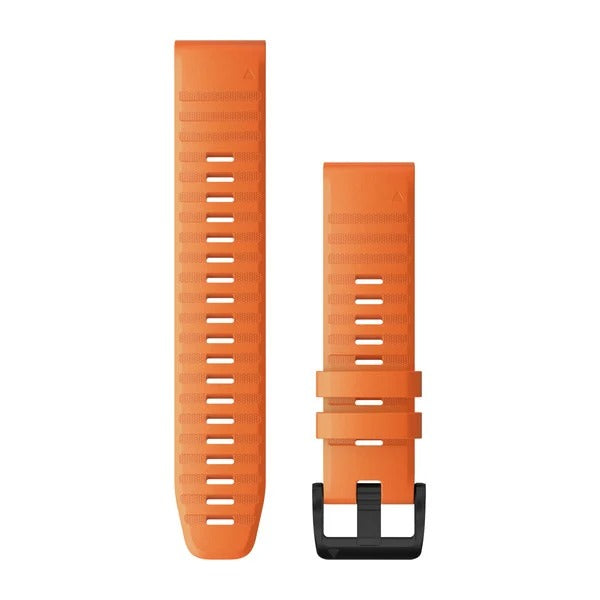 Garmin QuickFit 22 Watch Bands - Ember Orange Silicone