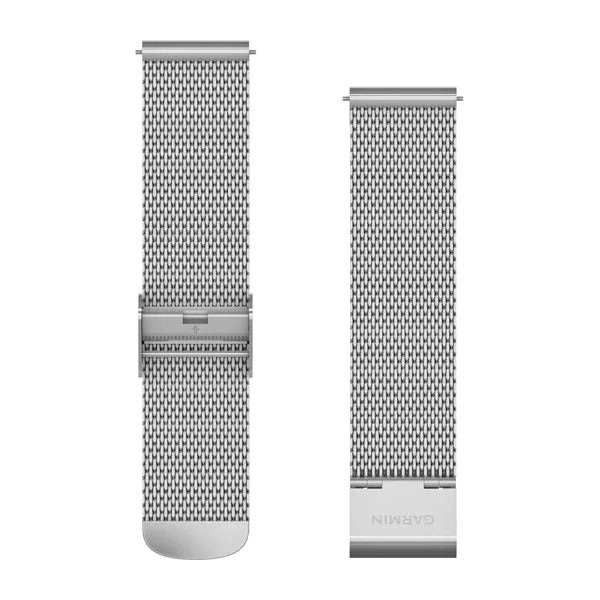 Garmin Quick Release Bands (20 mm) - Silver Milanese