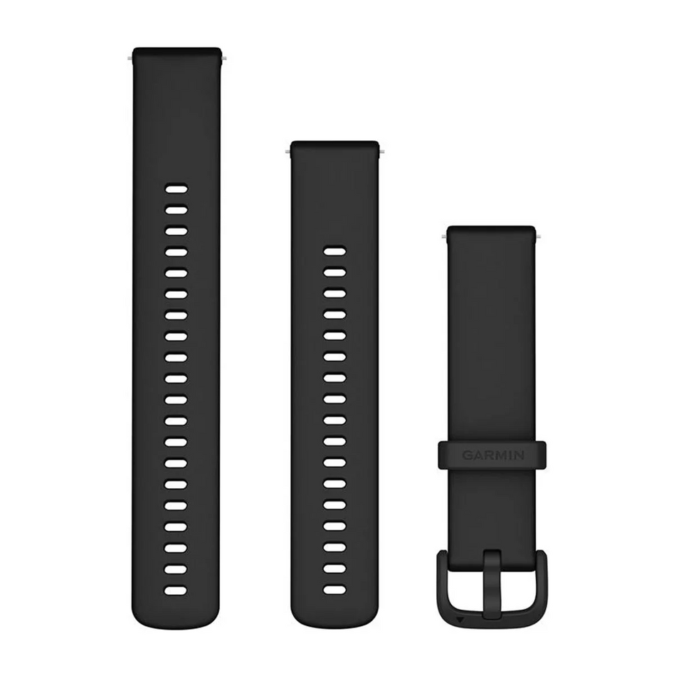 Garmin – Quick release Black Silicone Band, 20 mm
