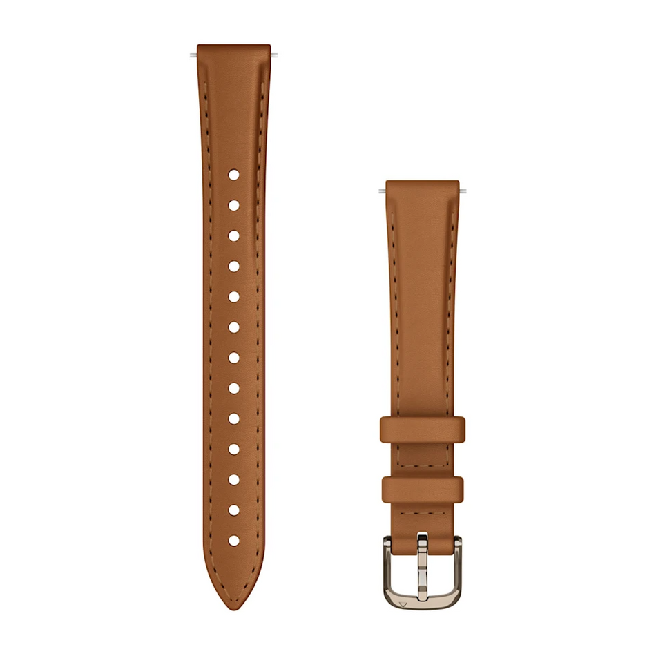 Garmin Lily 2 Active - Tan Leather Band