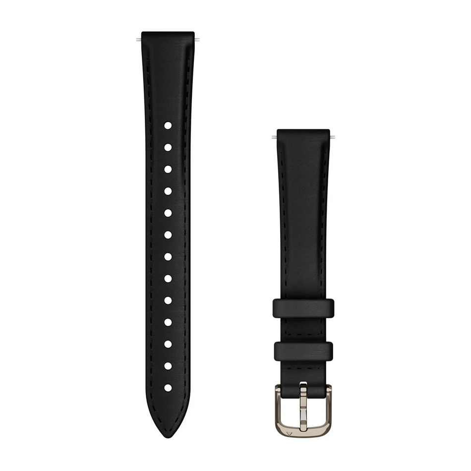 Garmin Lily 2 Active - Black Leather Band