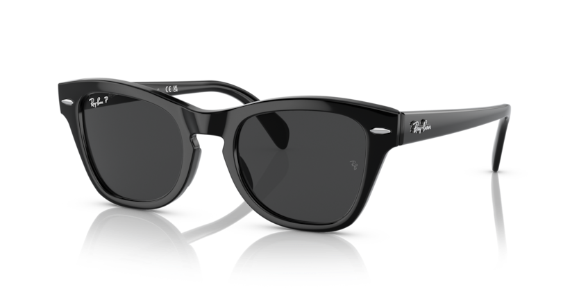 Ray-Ban - RB0707S - Black/Black Polarized - 50