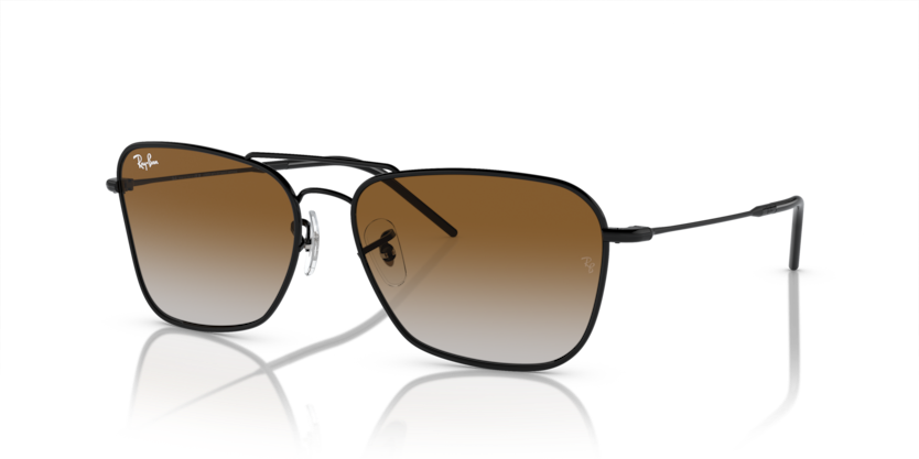 Ray-Ban - Caravan Reverse - Black/Brown - 58
