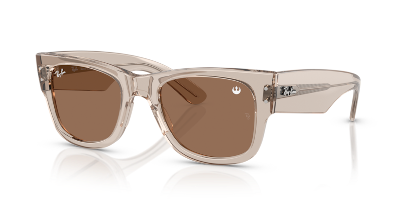 Ray-Ban - Mega Wayfarer - Transparent Light Brown/Light Violet