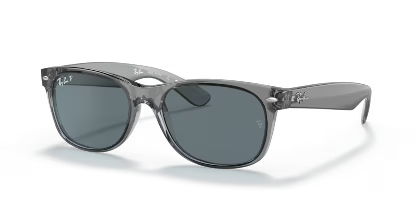 Ray-Ban - New Wayfarer - Transparent Grey/Dark Blue