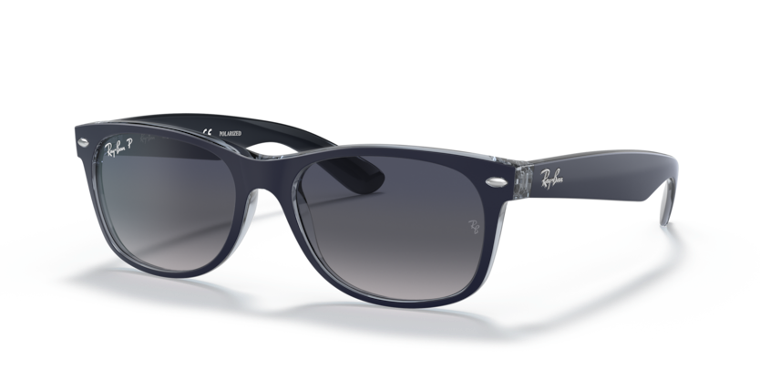 Ray-Ban - New Wayfarer - Matte Blue on Transparent Blue/Blue Gradient