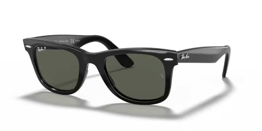Ray-Ban - Wayfarer - Black/Green Polarized