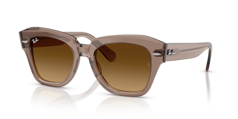 Ray-Ban - State Street - Transparent Light Brown/Gradient Brown