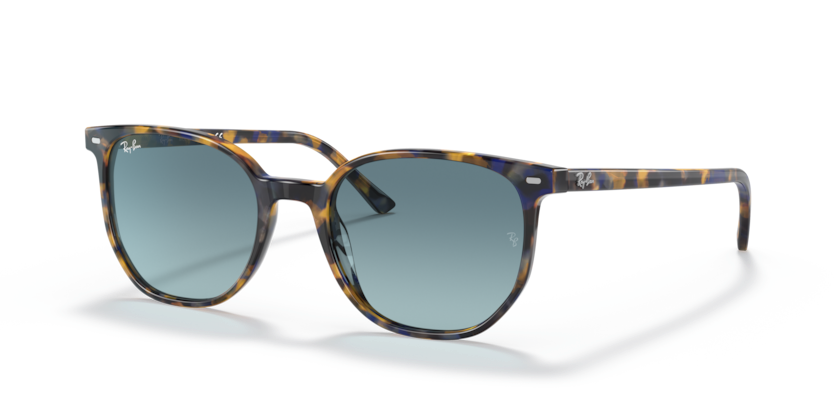 Ray-Ban - Elliot - Yellow & Blue Havana/Blue Gradient Grey