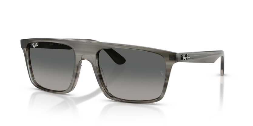 Ray-Ban - Striped Grey/Gradient Grey