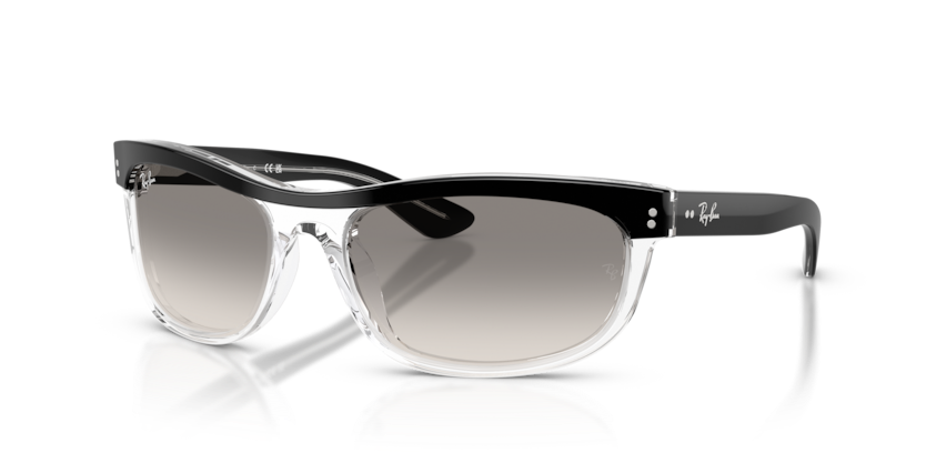 Ray-Ban - Balorama - Black On Transparent/Clear Gradient Grey