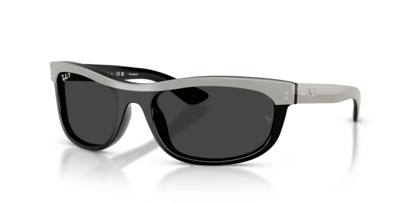 Ray-Ban - Balorama - Black on Transparent/Clear Gradient Grey