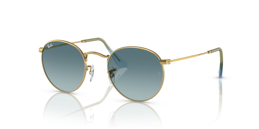 Ray-Ban - Round Metal - Gold/Blue Gold Gradient