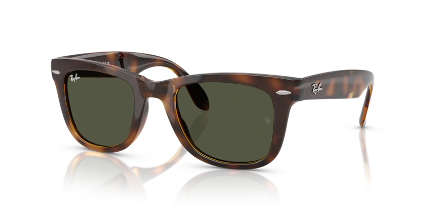 Ray-Ban - Folding Wayfarer - Havana/Green