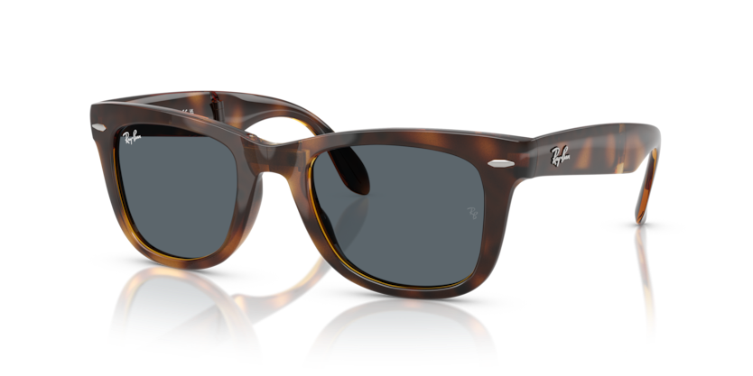 Ray-Ban - Folding Wayfarer - Havana/Blue