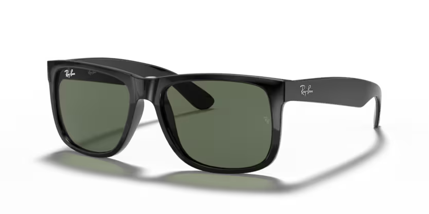 Ray-Ban - Justin - Black/Dark Green