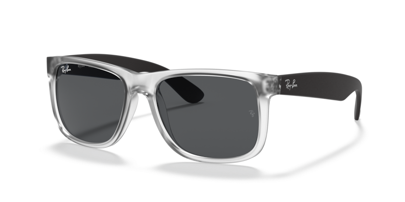 Ray-Ban - Justin - Rubber Transparent/Dark Grey