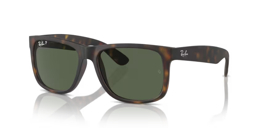 Ray-Ban - Justin - Matte Havana/Dark Green Polarized