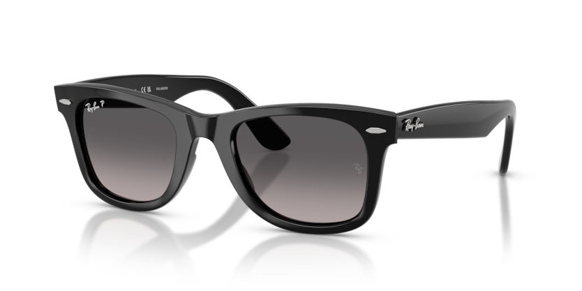 Ray-Ban - Wayfarer - Black/Gradient Grey Polarized
