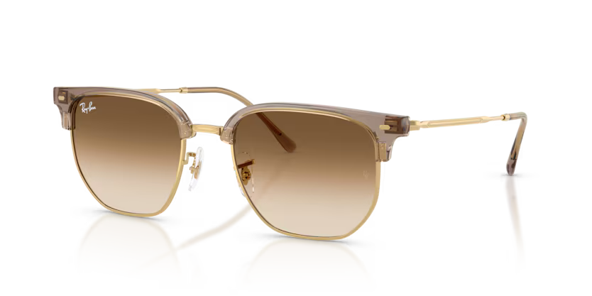 Ray-Ban - New Clubmaster - Transparent Brown on Arista/Clear Gradient Brown