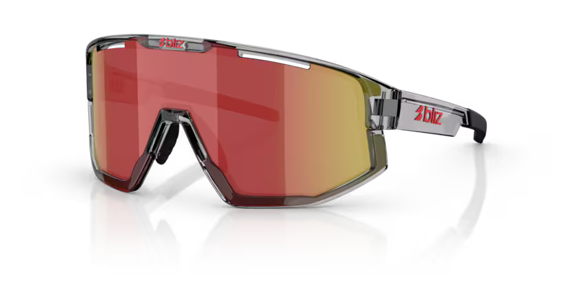Bliz - Fusion - Transparent Dark Grey/Red
