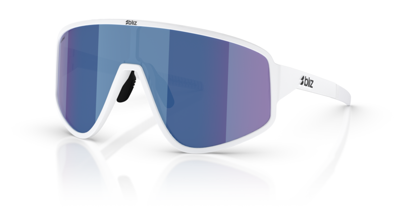 Bliz - A004 - Matte White/Blue