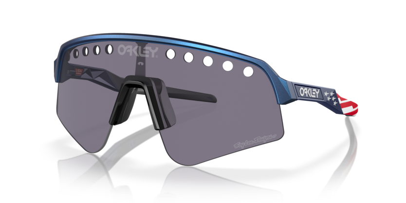 Oakley - Sutro Lite Sweep - Troy Lee Designs Blue Colorshift/Prizm Grey