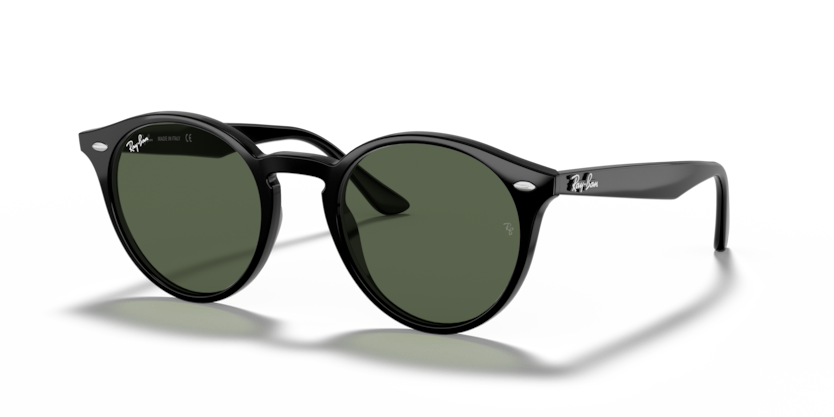 Ray-Ban - RB2180 - Black On Gold/Dark Green - 51