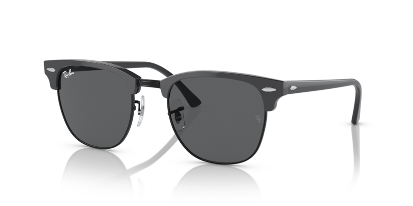 Ray-Ban - Clubmaster Gradient - Grey on Black/ Dark Grey -51