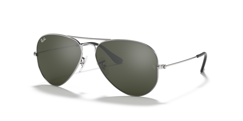 Ray-Ban - Aviator Large Metal - Silver/ Grey - 58