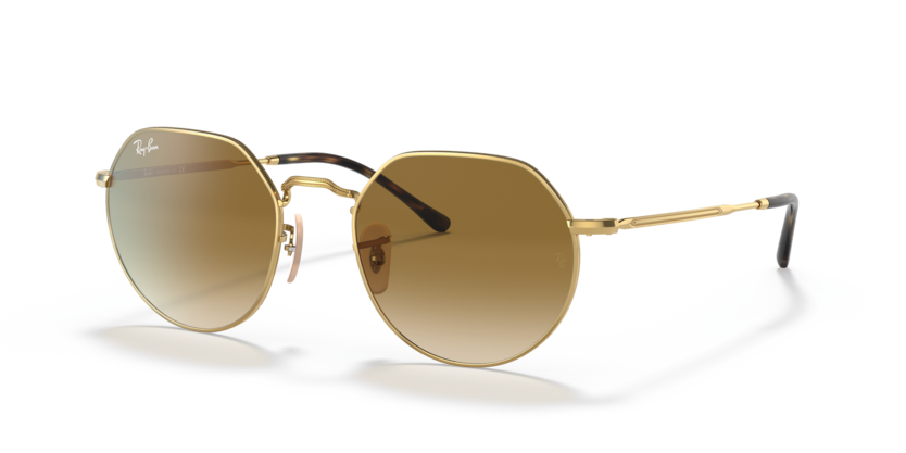 Ray-Ban - Jack - Arista/ Clear Gradient Brown - 53